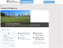 Tablet Screenshot of madagascar-voyage.fr
